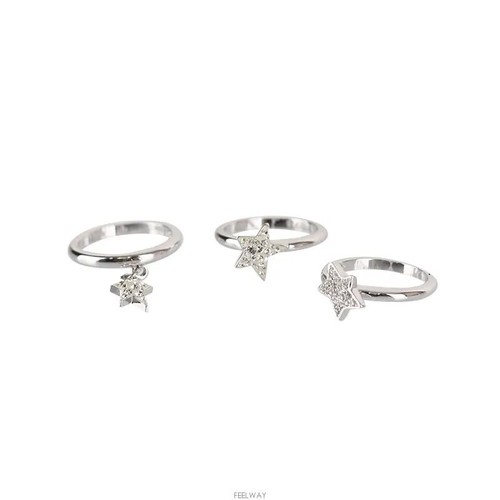Swarovski bague étoile set - bague,