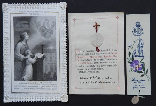 Lot belles images pieuses - x3,