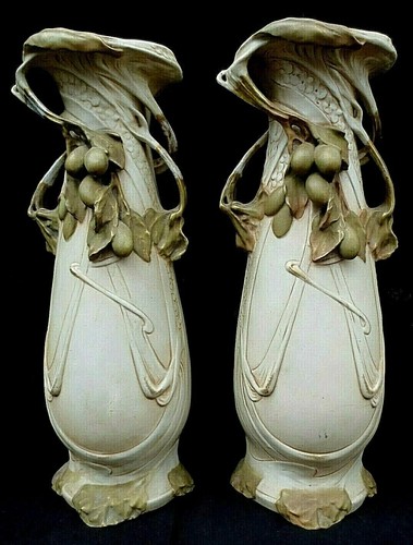 Paire vase art nouveau - art, "
