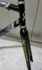 Autocollants de fourche jaune