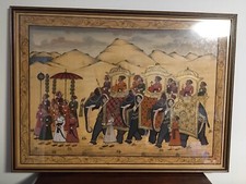 Peinture sur soie indienne 55