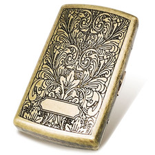 Cigarette Case Mini Tobacco Box Metal Retro 85Mm 3.74 Inch King Size 12