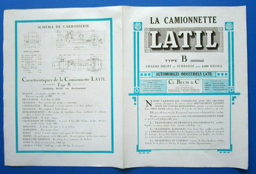 Latil type camionnette 2200 - latil,
