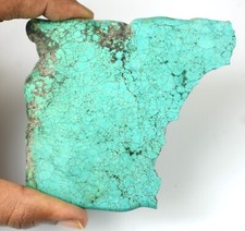 Spécimen de dalle brute pierre précieuse naturelle bleu turquoise de l'Arizon...