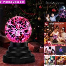 Lampe de table lumineuse boule plasma lampe de table lumineuse activée par le...