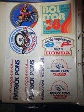 5 AUTOCOLLANTS MOTO BOL D'OR