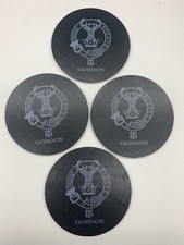 Clan Ardoise dessous de Verre - Set De 4 - Clan Gordon