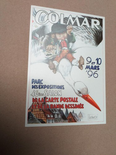 Carte salon cpbd colmar 1996 - cpbd,