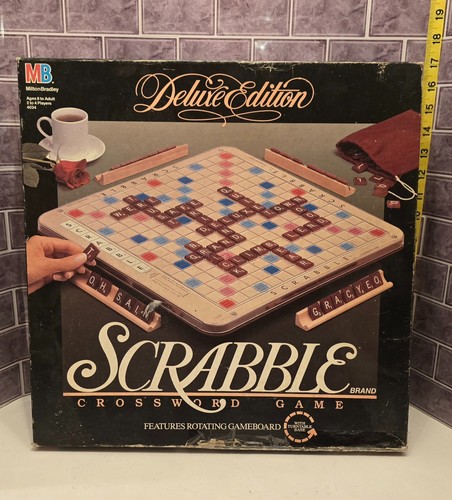 Vintage scrabble deluxe - scrabble,
