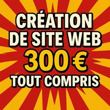 🚀 Création de Site Web Professionnel – 300 € tout compris !10 Ans D'expérience