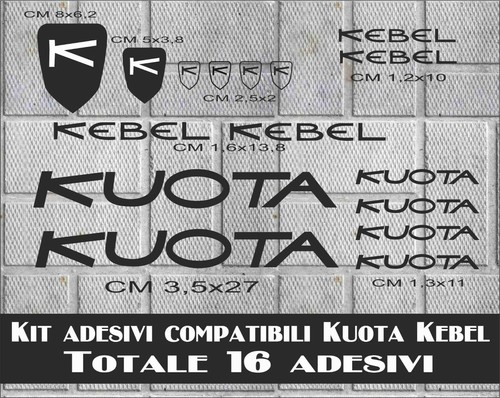 Kit adesivi compatibili - , kuota