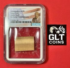 JFK Assassination Relic – Grassy Knoll Fence Fragment – CAG Authenticated