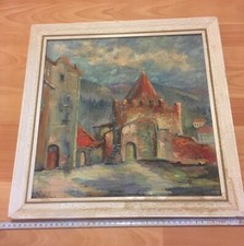 Tableau Peinture Murs défensifs la ville  Bystrzyca Kłodzka Pologne Polonaise