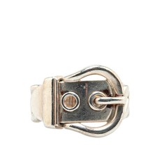 Hermes Boucle Cellier Ring SV925 Silver Men's HERMES