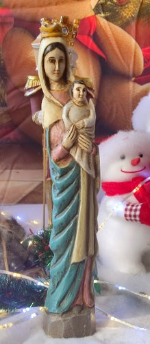 Statue sculpture vierge marie - statue,