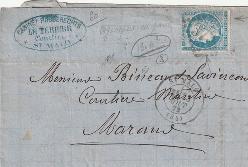 Lettre saint malo marans - de,