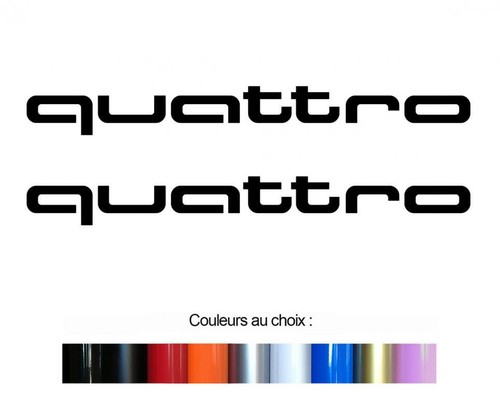 Quattro sticker vinyle - quattro,
