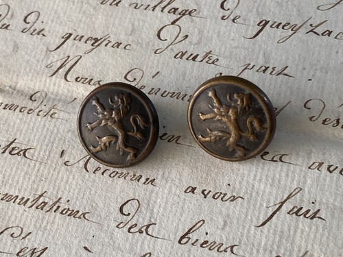 Armée belge 2 boutons - armée,