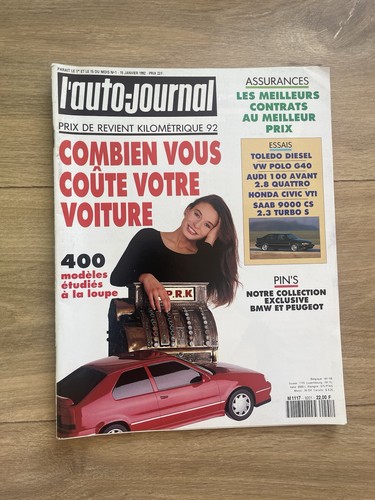 Revue auto journal - l'auto-journal, 1992