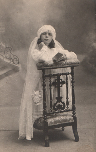 Carte photo communiante - carte-photo,