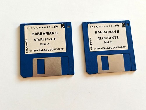 Jeu atari ste barbarian ii - st,