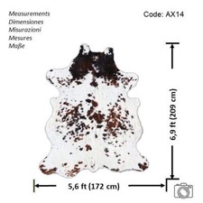 Tapis en cuir de vache