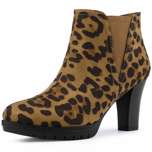 Bottes chelsea talon imprimé - bottes,