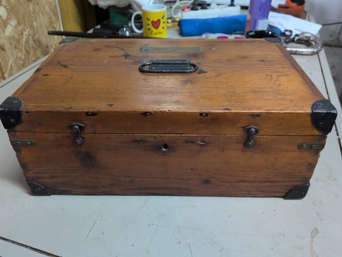 Ancienne caisse militaire ww1 - caisse,