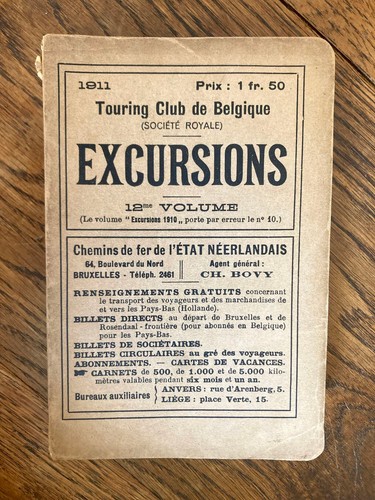 1911 excursions touring club - touring,
