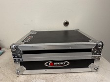 Odyssey Black Chrome Mixer Flight Case Durable Pro Audio Gear 21X17X10 Turntable