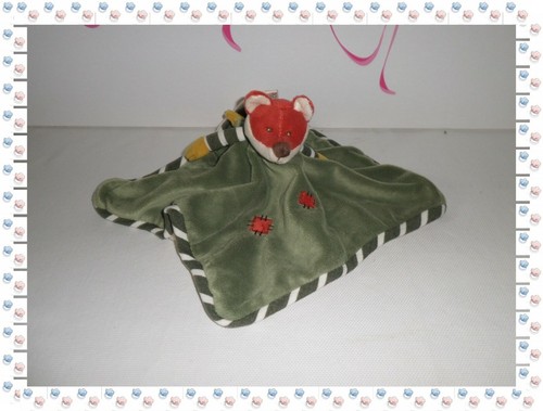 Doudou semi plat renard - -,
