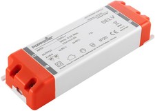Poppstar Transformateur 220V AC / 12V DC 2.5A jusqu'à30W, Ballast 12V pour LED
