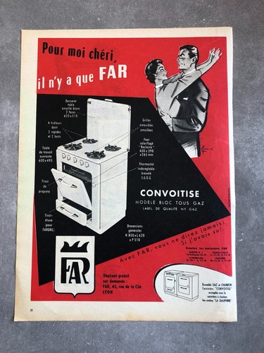 Publicité presse 1956 - de,
