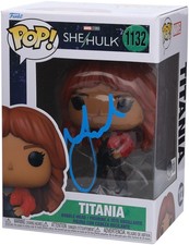 Jameela Jamil She-Hulk Autographed Titania #1132 Funko Pop! Figurine - BAS