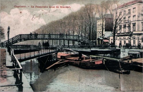 Cpa charleroi la - charleroi,