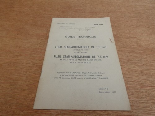 1974 manuel fusil semi - 1974,