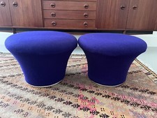 Pair Pierre Paulin Artifort Mushroom pouf Ottoman Stool