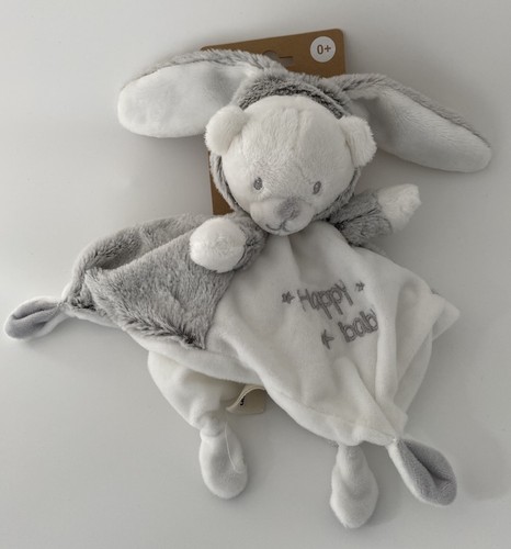 Doudou plat lapin ours - plat,