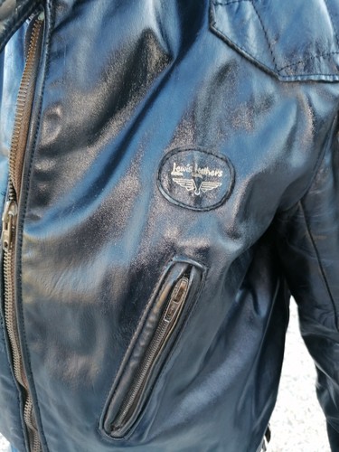 Blouson moto cuir lewis - cuir,