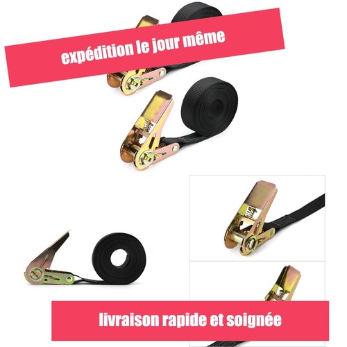 Sangles arrimage cliquet - d'arrimage,