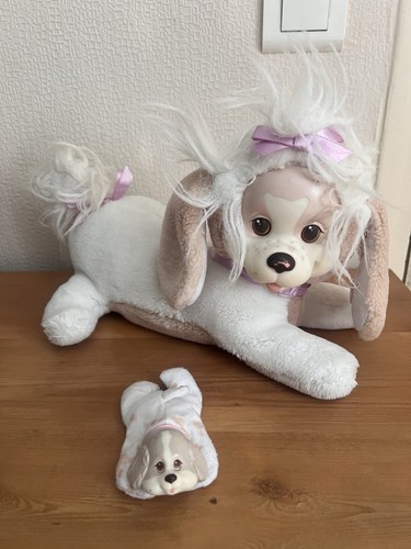 Peluche vintage chien puppy - peluche,