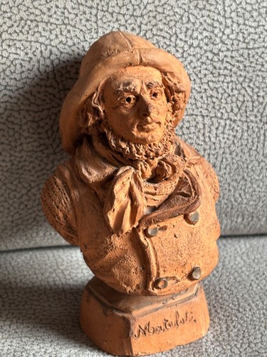 Ancienne terre cuite buste - ancienne,