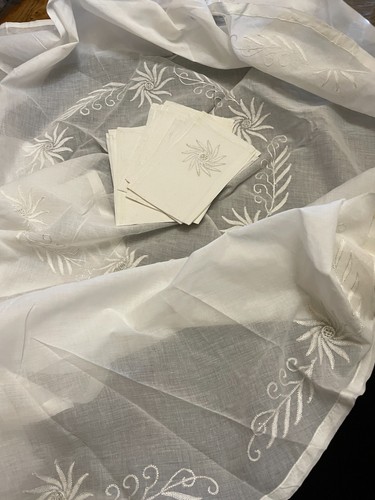 Ancienne nappe voile - nappe, en