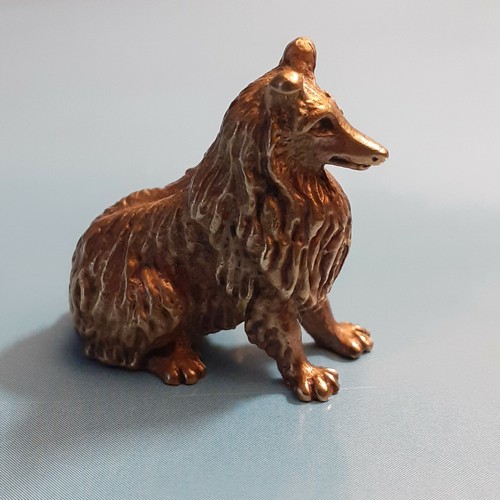 Bronze vienne doré chien - bronze, de