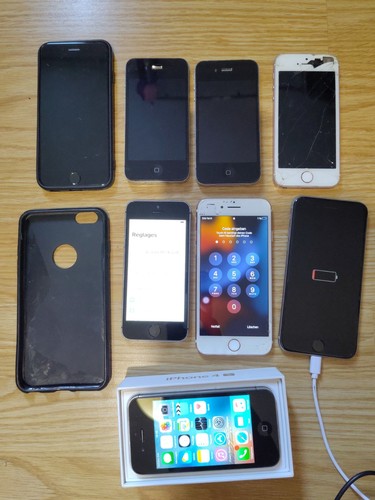 Lot iphone a réparer - lot,