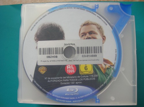 Blu ray boitier slim invictus - blu-ray,