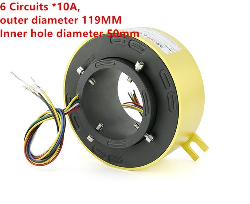 1pcs slip ring through hole - slip,