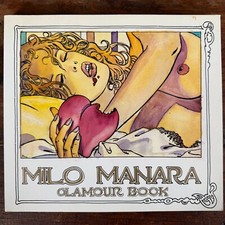 Milo Manara Glamour Book 1 (1984) & 2 (1985), Rare, English/French/Italian