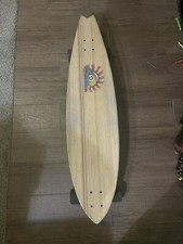 Sector 9 Fiji Bamboo Longboard Skateboard with Biothane Gull Wing Trucks VGC