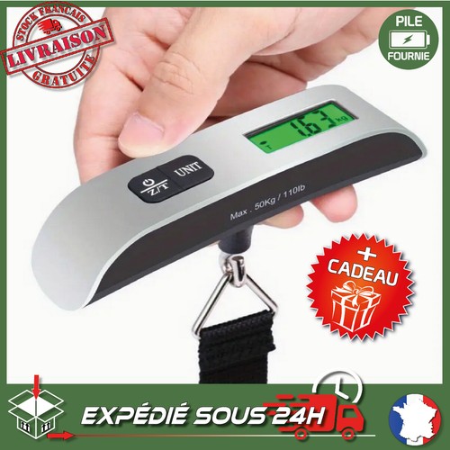 Pèse bagages lcd pile - bagages, +
